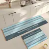Felpudo para Puerta de Cocina que Absorbe Agua y Aceite, Alfombrilla Gruesa Antideslizante Resistente a la Suciedad para el Hogar, Alfombrilla de Piso para Cocina que Absorbe Agua y Aceite y es Antideslizante