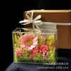 Flor Eterna Girassol Acrílico Produto Acabado Ornamento de Flor Natural Dia dos Professores Presente Temporada de Formatura para Professores
