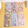 Nuevas Pegatinas en Relieve Pegatinas de Burbuja Estéreo 3D Dibujos Animados Infantiles Lindas Creativas Decoración DIY Niñas Estudiantes de Primaria