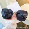 Gafas de Sol 2023 Nuevas Gradiente Sin Marco Borde Alto Sentido de Alta Calidad Gafas de Sol con Protección UV para el Internet