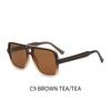 GLAZZY nuevas gafas de sol de doble puente estilo piloto europeas y americanas para hombre, gafas de sol anti ultravioleta, moda retro para mujer, gafas transfronterizas al por mayor