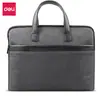 Maletín de Delí Bolso de Negocios Portátil Bolso de Lona Profesional para Hombres Bolso con Cremallera de Información para Hombres Bolso para Oficina y Conferencias