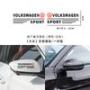 Adesivo de espelho retrovisor de carro Refletor Adesivo de cobertura de arranhões Espelho reverso Logotipo do carro personalizado Pull Flower Decoration Adesivo de carro à prova d'água