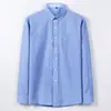 Camisa Oxford Delgada de Algodón para Primavera y Otoño, Cardigan Cuadros Casual Juvenil, Camisa de Patchwork Cuadrada de Color Sólido