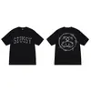 Camiseta de Manga Corta Stus de Alta Calidad Transfronteriza Letra Correcta Pesada Versión Alta Marca de Moda Americana Pareja Hombres y Mujeres