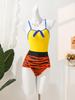 Traje de Banho Estilo Adulto Pai-Filho 2025 Rei Macaco, Maiô Sexy Estampado Fashionável Estilo Chinês Mesmo Estilo de Sun Wukong
