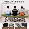 Nova cama dobrável para descanso na hora do almoço no escritório, poltrona reclinável portátil para uso doméstico, cama companheira de acampamento para adultos, ferramenta de cochilo para uso ao ar livre