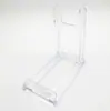 En stock soporte móvil ajustable para teléfono de escritorio mostrador expositor decoración manualidades disparo plástico transparente