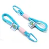 Cuerda Trenzada DIY Hebilla Doble Cuerda Nudo Romano Hebilla Cuerda Funda para Teléfono Móvil Llavero Colgante de Muñeca para Bolsa de Moda Hebilla de Cuerda V1003