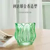 Atacado do Fabricante Suporte de Vela de Vidro Tulipa Adereços de Casamento Enfeites de Flores Decoração Suave para Casa Copo de Vidro para Vela de Aromaterapia