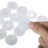 Almohadilla Antideslizante de Silicona Absorbente de Golpes para Tapas de Termos, Resistente a Altas y Bajas Temperaturas, Junta Redonda Impermeable de Silicona de Grado Alimenticio para Uso Tanto Interno como Externo