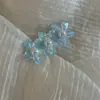 Série Azul Presilhas Fofas Infantis, Presilhas Laterais de Desenho Animado para Franja, Grampos, Acessórios de Cabelo