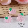 Simulación luminosa fruta resina accesorios accesorios para el cabello cordón para el cabello parche para refrigerador joyería de dibujos animados hecho a mano diy comida juego colgante