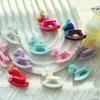 Oso de dibujos animados conejo cuentas acrílicas diy pluma de hilo hecha a mano cuentas sueltas material accesorios cadena de teléfono móvil con cuentas mixtas