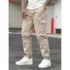 Pantalones Casuales para Hombre Transfronterizos Lazada Primavera y Otoño Nuevo Estilo Holgados Modernos Versátiles Ropa de Trabajo Transpirables de Secado Rápido Pantalones Largos
