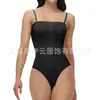 Enterizo Moldeador con Tirantes Transfronterizo, Corsé Transpirable sin Costuras, Levantamiento de Glúteos, Tirantes Desmontables, Body Control de Abdomen