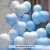 Macarons Coloridos en Forma de Corazón Decoración de Globo de Corazón de Amor Escena Arreglo Niña Pequeña Fiesta Infantil Accesorios de Atmósfera de Cumpleaños
