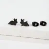 Pendientes de Acero Inoxidable Calados Transfronterizos Nuevos con Varios Diseños de Gatos, Renos, Abejas, Mariposas y Conejos en Stock