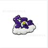 Lindo Dibujo Animado Transfronterizo Serie Oso Arcoíris Zapatos con Agujeros Zapatos Flor Hebilla de Zapato Distintiva Goma Suave DIY Zapatos de Jardín Hebilla Decorativa