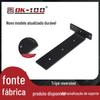 Suporte triangular invisível para pendurar, suporte espesso, prateleira de parede, suporte triangular fosco, hardware de atacado