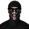 Máscara de Montar para Motocicleta al Aire Libre Cubierta Facial 3D Sudadera Deportiva Sombrero a Prueba de Polvo y Frío Forro de Casco Resistente al Viento