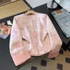 Cardigan Jacket Camisa Jacquard Mejorado de Manga Larga Estilo Chino Nuevo Reductor de Edad con Calidad Garantizada para Mujeres de Mediana Edad Tallas Grandes
