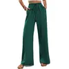 Ropa de Mujer Transfronteriza 2025 Amazon Nuevo Pantalones Casuales Sueltos de Pierna Ancha de Cintura Alta Pantalones Largos Shopee Comercio Exterior Estampado Digital
