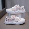 Zapatos de Lona para Niños, Estilo Coreano Verano Nuevos Zapatos para Estudiantes, Zapatos Deportivos Casuales para Niños, Zapatos Bajos de Suela Suave para Niñas