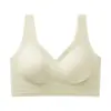 Base de maquillaje líquida ligera de verano, sujetador invisible para mujer, copa fija, sin costuras, tacto natural, push-up, anti-caída, estilo camiseta sin mangas