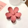 Estilo Ins Color Caramelo Flor Pinza para el Cabello Celebridad de Internet Parte Trasera Horquilla Simple Elegante Placa Pinza para el Cabello Cola de Caballo Alta Pinza Tiburón