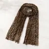 Bufanda de algodón y lino con estampado floral de lunares plisados estilo coreano para mujer, primavera y otoño, bufanda de cuello de alta gama, chal de estilo étnico