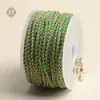 Cuerda de Joyería Colorida 2 mm Cuerda King Kong de Tíbet Pulsera Tejida de Cinco Colores Terminada Cuerda de Estilo Étnico Hecha a Mano para DIY