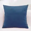 Funda de almohada Amazon temu hogar color sólido terciopelo almohada cojín de sofá funda de almohada decorativa hecha a medida