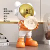 Enfeites de Sala de Estar de Astronauta, Acessórios para Casa, Móvel de TV para Entrada, Escritório Luminoso de Astronauta, Mudança para Casa Nova, Presentear