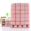 Toalha infantil atacado fio penteado espessa macia absorvente jacquard urso 25*50 toalha de rosto creche