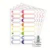 Pegatinas de Nombre Manuscritas Personalizadas Transfronterizas Autoadhesivas Pegatinas de Dibujos Animados Etiquetas para Lavavajillas Pegatinas Autoadhesivas Pegatinas para Vasos de Agua