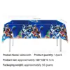Festa de Aniversário Infantil Temática Robô Espacial Transfronteiriço Suprimentos Pratos de Papel Copos de Papel Guardanapos de Papel Bandeira Toalha de Mesa Faca