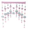 Cortina Decorativa Culomi Sweet Home Cortina de Porta para Quarto de Menina Cortina de Pérolas Vento Princesa Cortina Suspensa Irmã Suave