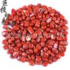 Adornos de Grava de Jaspe Rojo Suministro de Comercio Electrónico Transfronterizo Jade Ladrillo Rojo Sangre de Pollo Sudafricano Cristal de Desecho Decorativo Copa Botella