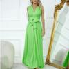Vestido longo sexy sem costas com alças