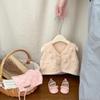Chaleco para Niñas Estilo Primavera y Otoño Chaleco de Punto con Flores Estilo Coreano Bebé Dulce y Lindo Chaleco Exterior Chaleco