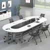 Mesa y Silla de Entrenamiento Combinación Mesa de Conferencias Plegable Institución de Capacitación Escritorio y Silla para Clase de Tutoría Mesa de Tira de Empalme Móvil