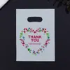 Exportación Transfronteriza Gracias Bolsas de Regalo de Plástico Embalaje Ropa Bolsos Venta al por Mayor 100 Piezas en un Paquete