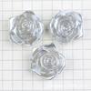 Flores de Pegamento Crema DIY Flor de Rosa Material de Perla de Imitación ABS Funda de Teléfono Accesorios para el Cabello Accesorios