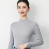 Suéter de lana de alta calidad, finamente hilado, sin costuras y delicado, apto para la piel, simple y versátil, perfecto como capa base para otoño e invierno, un top sofisticado y elegante
