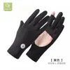 Guantes de Protección Solar para Mujer, Estilo Delgado de Verano, Anti-UV, Seda de Hielo, Transpirables, con Cubierta para Dedos, Anti-Sudor, Antideslizantes, para Conducir, Ciclismo y Vehículos Eléctricos