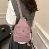 Mochila de Viaje para Mujer 2025 Nueva Bolsa de Pecho Ligera para Viajeros Crossbody de Doble Uso Bolsa Deportiva de Un Hombro Montañismo Mochila Pequeña