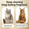 Shampoo Cinco em Um para Gatos e Cães de Fronteira, Líquido para Banho com Fragrância Duradoura, Shampoo e Líquido para Banho em Estoque