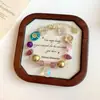 Pulsera de Cristal con Perlas de Segunda Mano para Mujer, Lujo Ligero, Estilo de Nicho, Versátil, Sensación de Alta Gama, Adecuada para Accesorios de Mano de Verano