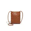 Bolsa Pequena Tecida à Mão Feminina 2025 Nova de Verão Versátil Bolsa de Ombro Transversal Elegante Bolsa Quadrada Pequena Bolsa para Celular
